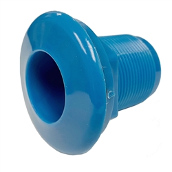 JT Manufacturing Bulkhead 1" Slip x Slip, Blue