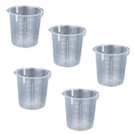 Aquarium Additive 50 ml Measuring Beaker 5 Pack