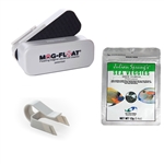 Mag-Float-125 Medium Glass Aquarium Cleaner, Feeding Clip & Sea Veggies Package