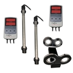 H2Pro 2X300 Watt Heater & IceCap Double Magnet Mount Package