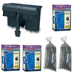 Marineland Emperor 400 Power Filter w/ One Year of Replacement Cartridges & Carbon Package