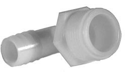 Nylon Elbow Adapters 3/4" MPT x 1" Hose Barb