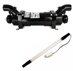 Lifegard Aquatics Pro-MAX 5" Body 55W Amalgam High Output UV Sterilizer & Replacement Lamp Package