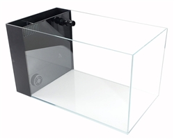 Lifegard Aquatics 7.43 Gallon Ultra Crystal Clear Aquarium w/ Side Filter