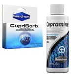 Seachem CupriSorb 100 ml & Cupramine 250 ml Package