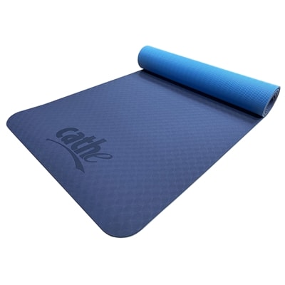 Cathe Eco-Friendly Extra-Thick TPE Yoga Exercise Mat