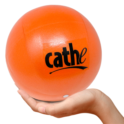 Cathe Friedrich Orange Mini Yoga Exercise Ball