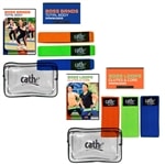 Cathe Cloth Boss Bands and Glute Loops Plus Workout DVDs and Downloads Bundle