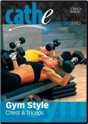 Cathe Hardcore Series: Gym Style Chest & Triceps Workout DVD