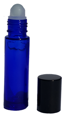 10ML-GLASSROLLER | Cobalt Blue Glass Bottle | Purify Skin Therapy