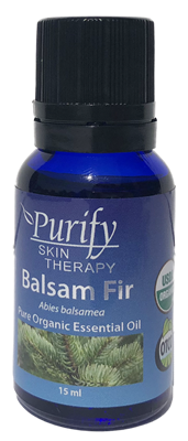 USDA certified organic Balsam Fir Essential Oil | Certified Pure Organic Essential Oil Blend | Purify Skin Therapy