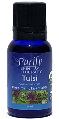 USDA Certified Organic Tulsi Essential Oil | 100% Pure Premium Grade | Purify Skin Therapy