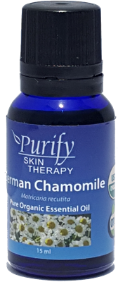 German Chamomile Essential Oil Blend | Certified Pure Organic Essential Oil Blend | Purify Skin Therapy