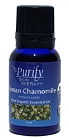 Roman Chamomile Essential Oil Blend | Certified Pure Organic Essential Oil Blend | Purify Skin Therapy