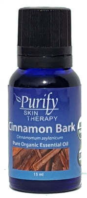 Cinnamon Bark Essential Oil Blend | USDA Certified 100% Pure | Certified Pure Organic Essential Oil Blend | Purify Skin Therapy