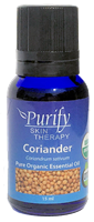 CORIANDER, 100% Pure Premium Grade, USDA Certified Organic Essential Oil by Purify Skin Therapy