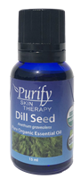 100% Pure Premium Grade, USDA Certified Organic Dill Seed Essential Oil by Purify Skin Therapy