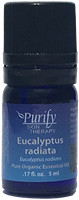 Certified Pure Premium Grade Eucalyptus Radiata Essential Oil | USDA Certified | Purify Skin Therapy