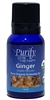 Ginger, 100% Pure Premium Grade, Certified Organic Essential Oil, 15 ml