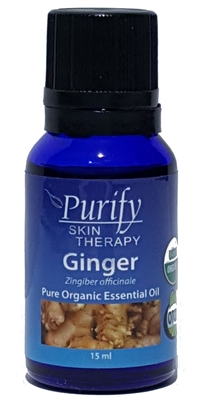 Certified Pure Premium Grade Ginger Essential Oil | USDA Certified | Purify Skin Therapy