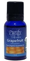 Certified Pure Premium Grade Grapefruit Essential Oil | USDA Certified | Purify Skin Therapy