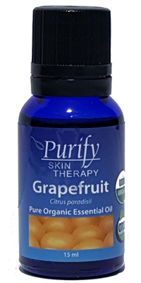 Certified Pure Premium Grade Grapefruit Essential Oil | USDA Certified | Purify Skin Therapy