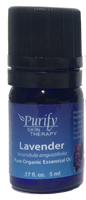 Certified Organic & Wildcrafted Premium Bulgarian Lavender Essential Oil by Purify Skin Therapy