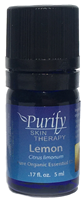 Certified Organic & Wildcrafted Premium Lemon Essential Oil | Purify Skin Therapy