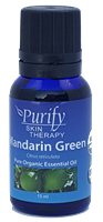 Certified Organic & Wildcrafted Premium Green Mandarin Essential Oil by Purify Skin Therapy