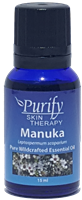 Certified Organic & Wildcrafted Premium Manuka Essential Oil by Purify Skin Therapy