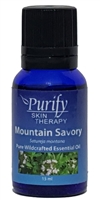 Certified Organic & Wildcrafted Premium Mountain Savory Essential Oil by Purify Skin Therapy