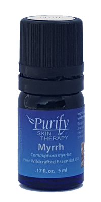 Certified Organic & Wildcrafted Premium Myrrh Essential Oil by Purify Skin Therapy