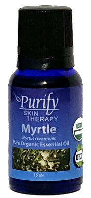 Certified Organic & Wildcrafted Premium Myrtle Essential Oil by Purify Skin Therapy
