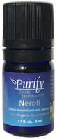 Certified Organic & Wildcrafted Premium Neroli Essential Oil by Purify Skin Therapy