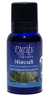 Certified Organic & Wildcrafted Premium Niaouli Essential Oil by Purify Skin Therapy