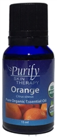 Certified Organic & Wildcrafted Premium Orange Essential Oil by Purify Skin Therapy