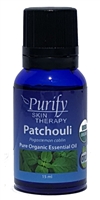 Certified Organic & Wildcrafted Premium Patchouli Essential Oil by Purify Skin Therapy