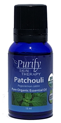 Certified Organic & Wildcrafted Premium Patchouli Essential Oil by Purify Skin Therapy