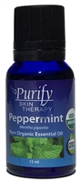 Certified Organic & Wildcrafted Premium Peppermint Essential Oil by Purify Skin Therapy