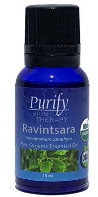 Certified Organic & Wildcrafted Premium Ravintsara Essential Oil by Purify Skin Therapy