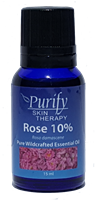 Certified Organic & Wildcrafted Premium Therapeutic Grade Rose Essential Oil | Premium Grade Jojoba Oil | Purify Skin Therapy