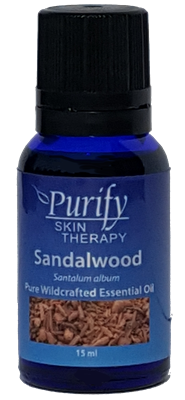 100% Pure Premium Grade, Wildcrafted Sandalwood Essential Oil by Purify Skin Therapy