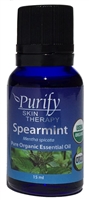 100% Pure Premium Grade, USDA Certified Organic Spearmint Essential Oil by Purify Skin Therapy