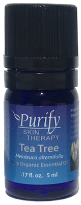 100% Pure Premium Grade, USDA Certified Organic Tea Tree Essential Oil by Purify Skin Therapy, Melaleuca, Melaleuca alternifolia