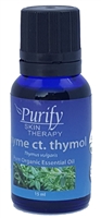 100% Pure Premium Grade, USDA Certified Organic Thyme ct. thymol Essential Oil by Purify Skin Therapy