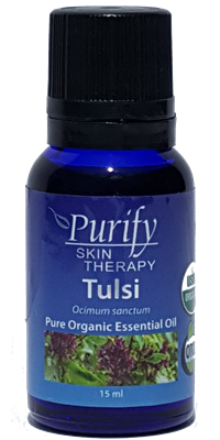 100% Pure Premium Grade, USDA Certified Organic Tulsi Essential Oil by Purify Skin Therapy