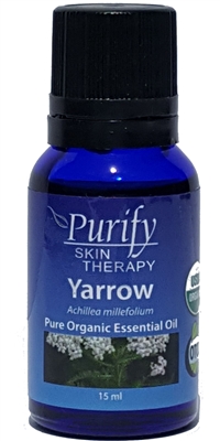 100% Pure Premium Grade, USDA Certified Organic Yarrow Essential Oil by Purify Skin Therapy