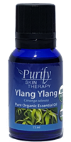 100% Pure Premium Grade, USDA Certified Organic Ylang Ylang Extra Essential Oil by Purify Skin Therapy