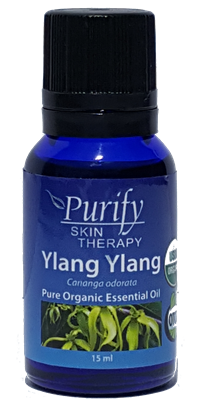 100% Pure Premium Grade, USDA Certified Organic Ylang Ylang Extra Essential Oil by Purify Skin Therapy