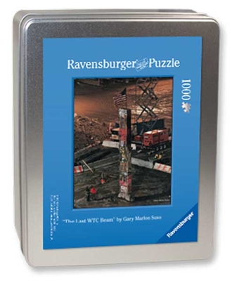 â€œThe Last WTC Beamâ€ Puzzle <br/>1000-Pieces in a Collectorâ€™s Tin<br/>Final Size: 27 in. x 20 in.<br/> Ravensburger Puzzles